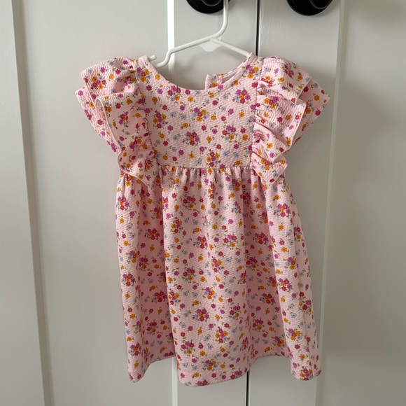 Zara Floral Printed Jacquard Dress - Picture 3 of 6